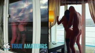 Heet fit koppel gaat wild met anaal op vakantie Trueamateur