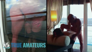 驚きのプロヴォカティブ！ホットフィットカップルがバカンスでアナルに興奮 - Trueamateur！