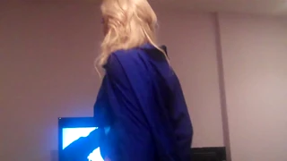 ughhh im the sexy white slut baring big tits for porn audition