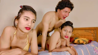 Uttaran20 Petite Babe Rides Huge Cock in Threesome XXX