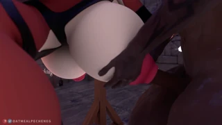 Maid Marian u animiranom furry hentai s intenzivnom kremicom