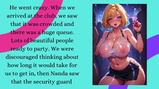 Nati and friends lick shaved pussies wild in nightclub frenzy