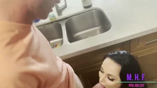 Mom Helps Son Clean The Room
