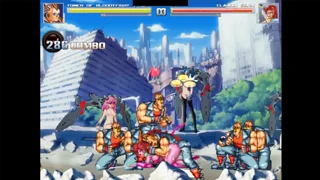 Ce îi face Claudia în acest gangbang hentai Mugen?
