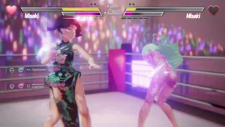 Lesbian pussy fingering squirt battle