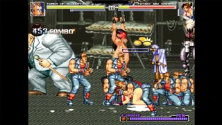 mai shiranui endures endless gangbang doggystyle creampies in hentai mugen orgy