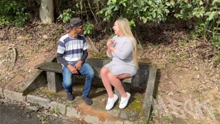 this naughty milf wants her ass fucked deep in the park forest