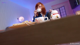 sia siberia cosplays nobara kugisaki for double penetration