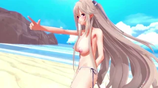 Poupées Azur Lane se lâchent dans cette danse MMD hentai 3D torride