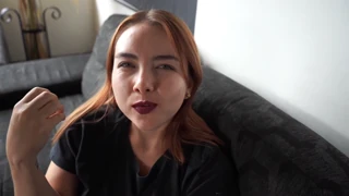 Wild Latina dives into explicit threesome pounding with man and woman!