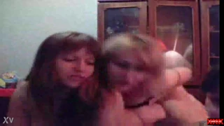 Two girls tease and touch intimately on live lesbian cams