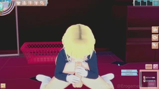 Blond big tits and sex uncensored koikatsu