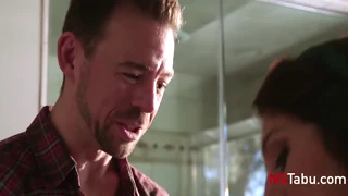 a couple enjoys intense roleplay together in private