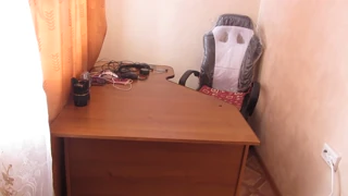 Secretary's Desk Tease: Hairy Pussy Fingering Anal Intrusion in Heels