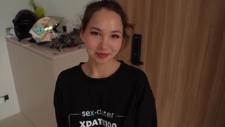 hey my asian neighbor from sex-dater site showed up to fuck super hard