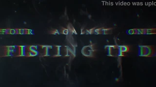 Sa Taylor preplavljena s prvo skupinsko anal fist DAP gape