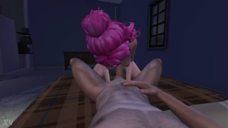 Sims 4 Threesome With Pink Haired Girl In Pov