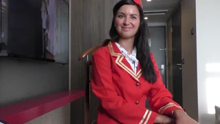 Air Hostess Katie Oliver Casting