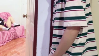 Whoa! Caught her squirting orgasm in the bedroom!