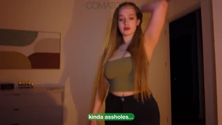 curvy girlfriend with huge tits begs for rough creampie after nowhere to go