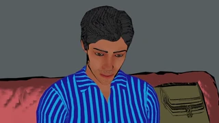 animated threesome with big ass babe in doggystyle action