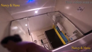 Steamy Hot Tub Sex with Latina Milf Nancy and Hans Recorded Underwater on GoPro