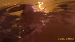Vzrušující sex ve vířivce s latinskou MILF Nancy a Hansem natočený pod vodou na GoPro.