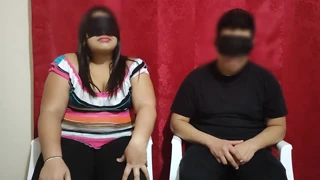 i paid this married couple $100 for a test game where she guesses what's in her mouth then cheats fucking the model guy part 1/2