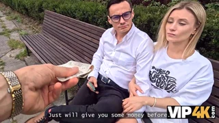 Vip4k Cute Blonde Gets Picked Up and Fucks Stranger While Boyfriend Watches