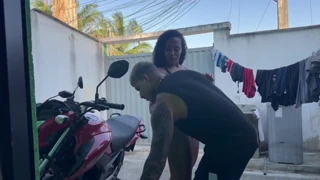 uhh the married latina neighbor hopped my backyard fence jus to ride my cock hard..