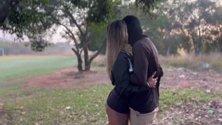 I had sex with a hard guy right in the woods