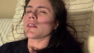 Early morning brings a moment of beautiful agony for her