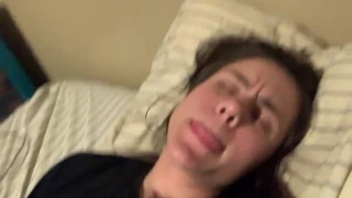 Early morning brings a moment of beautiful agony for her