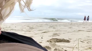 A stranger attempts a public test that does not go as planned