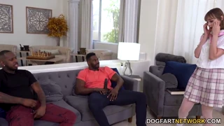 rebecca vanguard takes interracial dp with those big black dicks