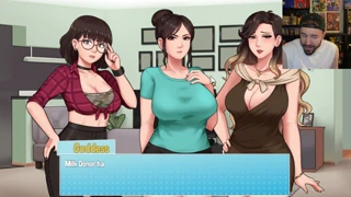 house chores with big tits made summer end right