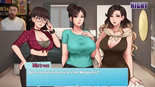 house chores with big tits made summer end right