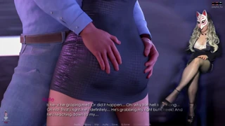 Kate shows her upskirt without panties, right in the club