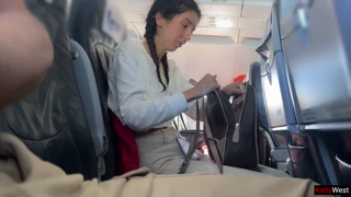 public cock flashing in airplane got me cumming fast