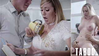 Brett Rossi Faces Office Harassment with Doggystyle and Cumshot Action