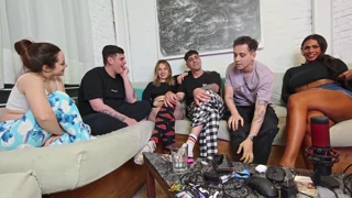 Game Night With Friends Turns Into Amateur Orgy And 3 Vs 3 Plays Out On EroZyx