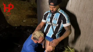 macho guy takes cash and pounds my ass full of cum right in the avenue