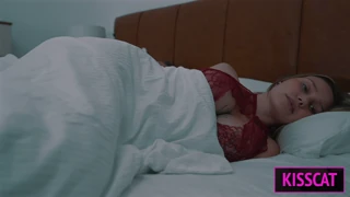 busty tattooed milf shares bed for rough creampie pounding and huge facial cumshot