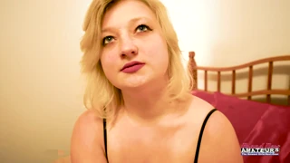 Naughty Blonde Faiths Hope Rides Cock & Gets Facial On XxxMas Eve