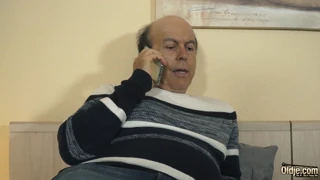 Slutty Brunette Gets Hard Fucked By Naughty Grandpa