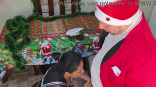 美人巨尻痴女とクリスマス過ごしたら激しくハメ倒し！