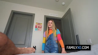 Blonde Girl Asks Guy For Sex Lessons ... And Chloe Rose Learns Every Position On Camera