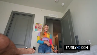 Blonde Girl Asks Guy For Sex Lessons ... And Chloe Rose Learns Every Position On Camera