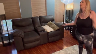 mature danni jones with big natural tits seductively rides and licks in intimate motivation session