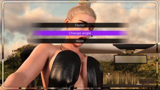 milf and busty friend fuck lucky man in threesome game scene